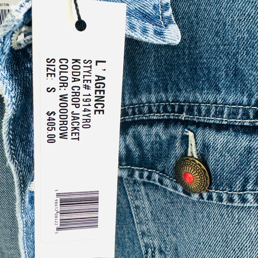 L'AGENCE
Koda Cropped Denim Jacket - Picture 8 of 11